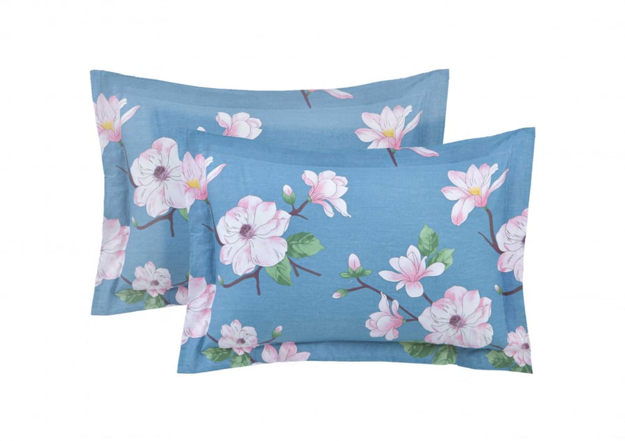 Flora summer double bedspread made of cotton material - 7 pieces