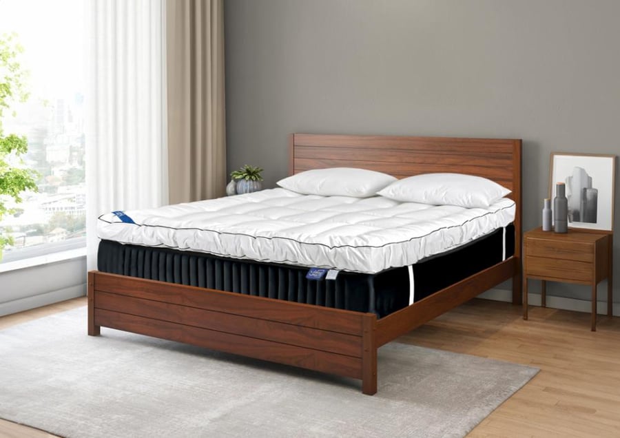 Aloyayri Royal Cotton King Topper 200x180cm Orthopedic Support