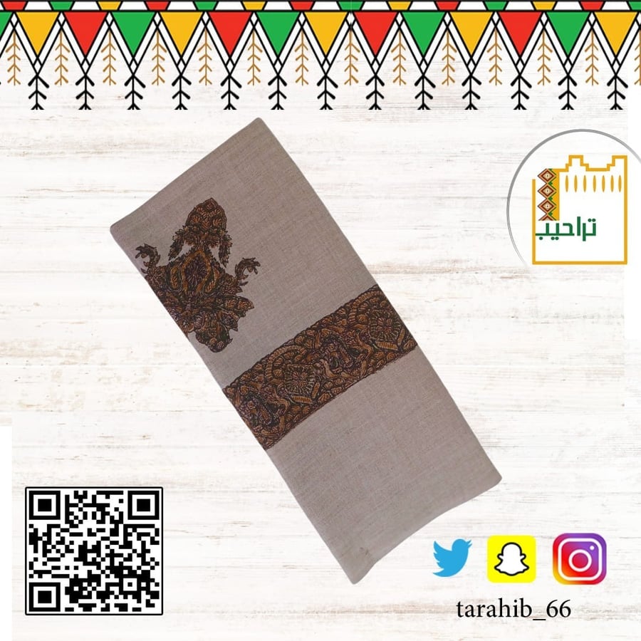 شماغ كشميري متعدد الاشكال والألوان  مطبوع