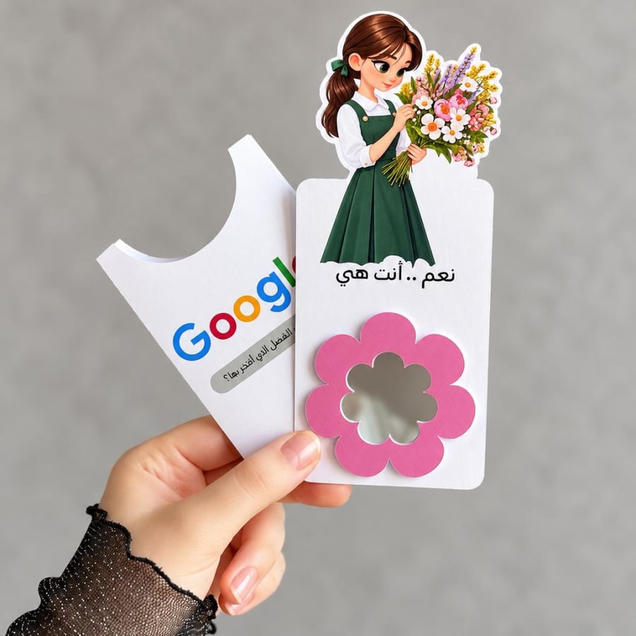 Google Mirror Card | توزيعات العيد المخصصة