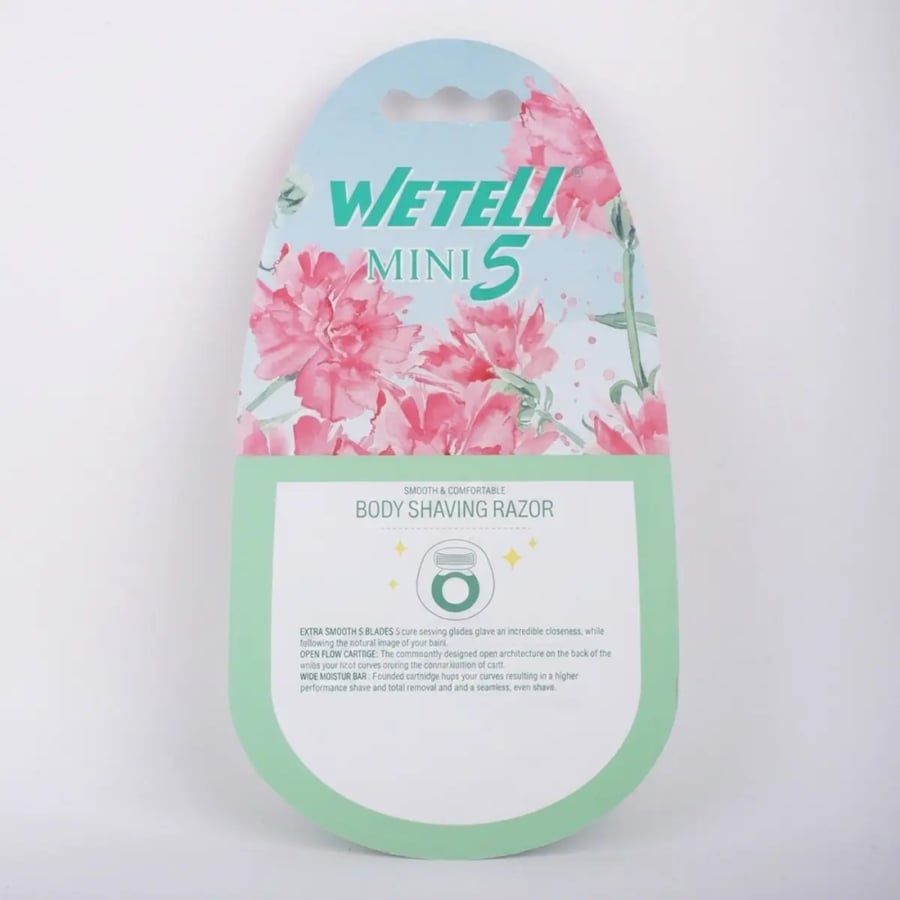 شفرة حلاقة نسائية مدمجة WETELL MINI 5 بخمس شفرات لنتائج فائقة النعومة