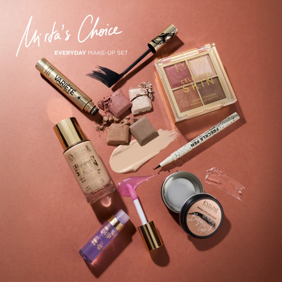 Eveline Cosmetics x Mirta Miler: Everyday Make-up Set تعاون ايفلين وميرتا (ميك اب يومي)