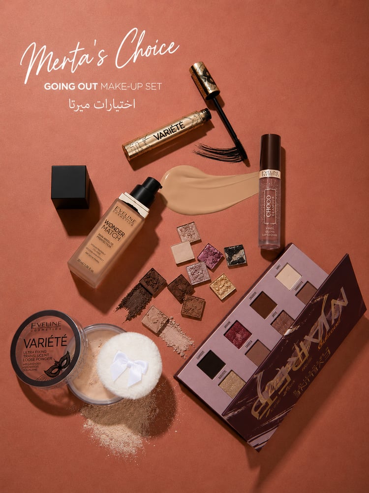 Eveline Cosmetics x Mirta Miler: Going Out Make-up Set تعاون ايفلين مع ميرتا (ميك اب الطلعات)