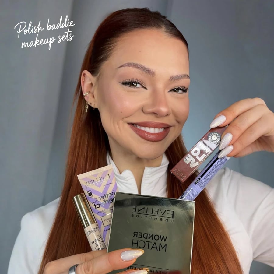 Eveline Cosmetics x Mirta Miler: Travel Make-up Set تعاون ايفلين مع ميرتا مجموعة السفر