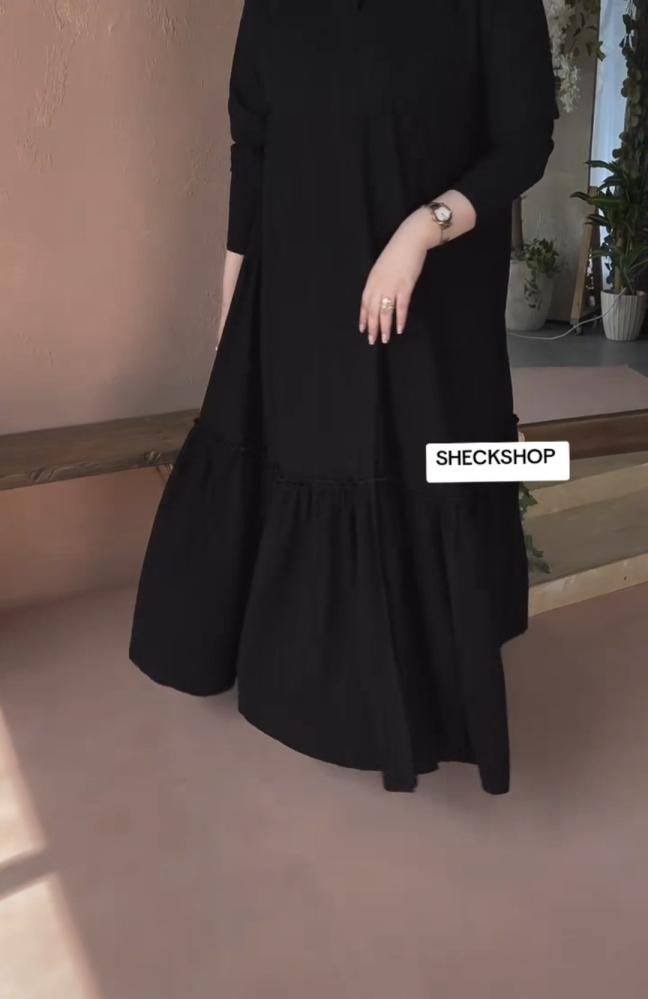 عبايه كلوش كسرات كم استراتش