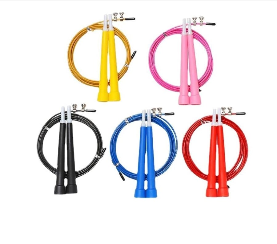 حبل قفز مع مقبض بلاستيكي تنافسيJump Rope Skipping Rope