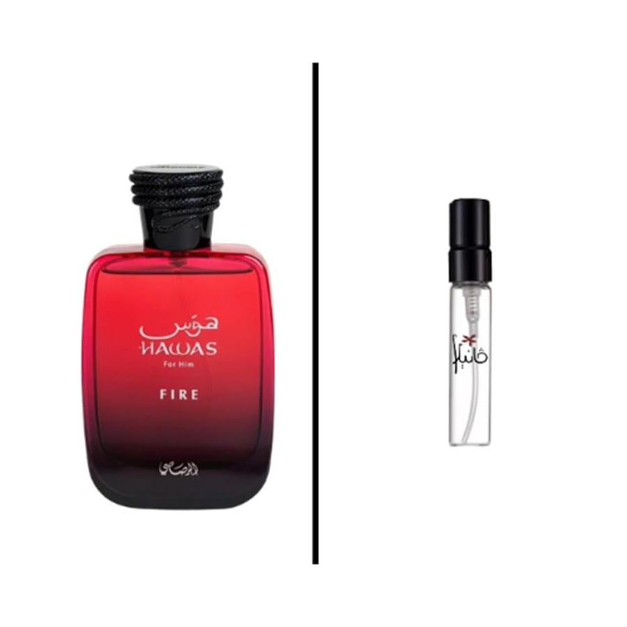 عينة عطر رصاصي هوس فاير او دو بارفيوم للجنسين - متجر فانيلا