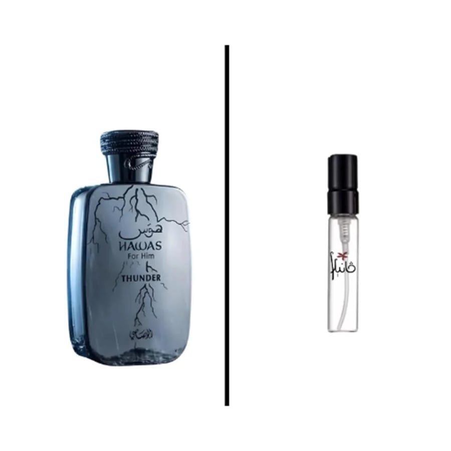 عينة عطر رصاصي هاوس ثاندر او دو بارفيوم للرجال-متجر فانيلا