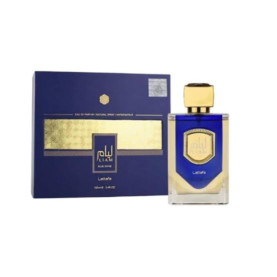 Lattafa Liam Blue Shine Eau de Parfum 100 ml for Unisex – Vanilla Stor