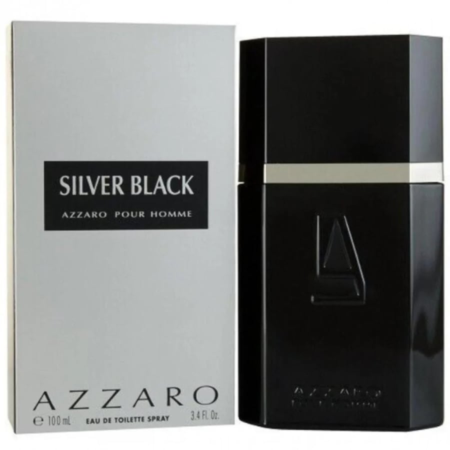 Azzaro Silver Black Eau de Toilette for Men - Vanilla Store