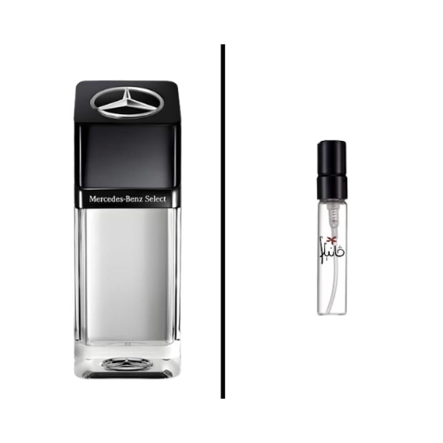 عينة عطر مرسيدس بنز سيليكت او دو تواليت للرجال - متجر فانيلا