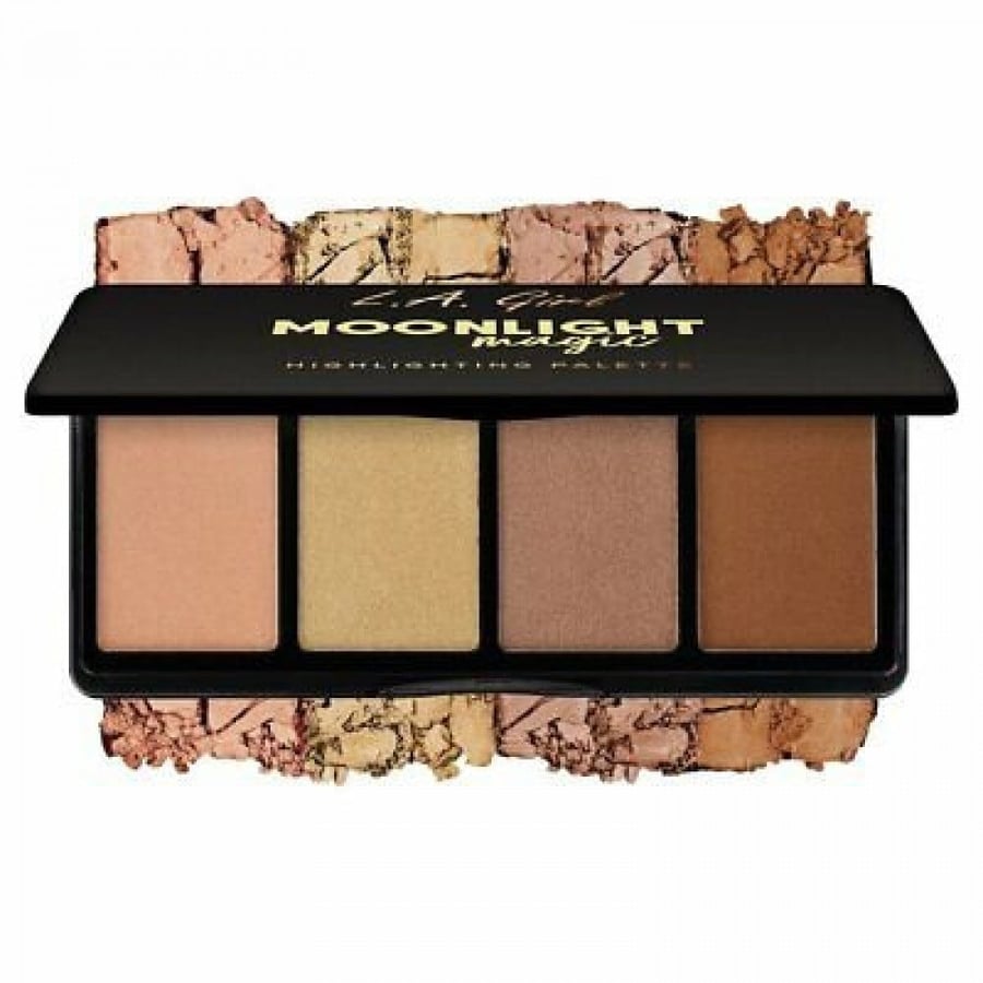 ل ايه جيرل مجموعة احمر الخدو-فانيلا-L A Girl Fanatic Highlight Palette