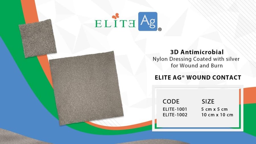 ضماد فضة طبي مضاد للميكروبات Elite-Ag للجروح والحروق