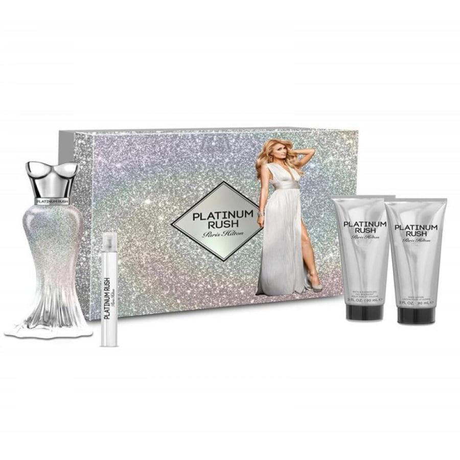 Paris Hilton Platinum Rush - Eau de Parfum (Women) 100ml 4 pieces