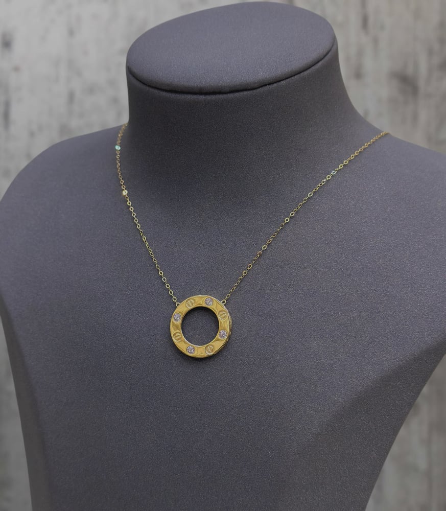 عقد ايطالي 18k