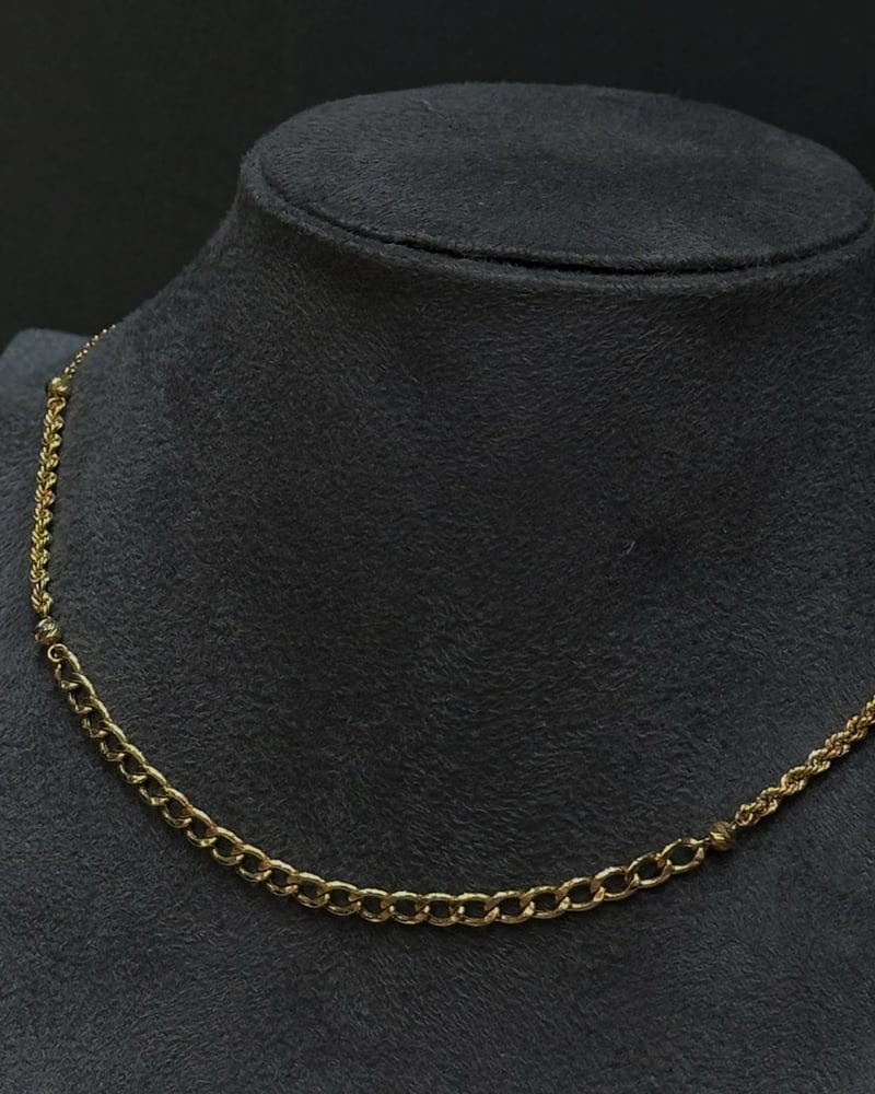 عقد جنزير روبتشين 18k