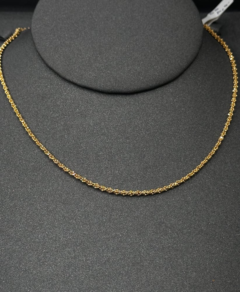 سلسال ايطالي 18k