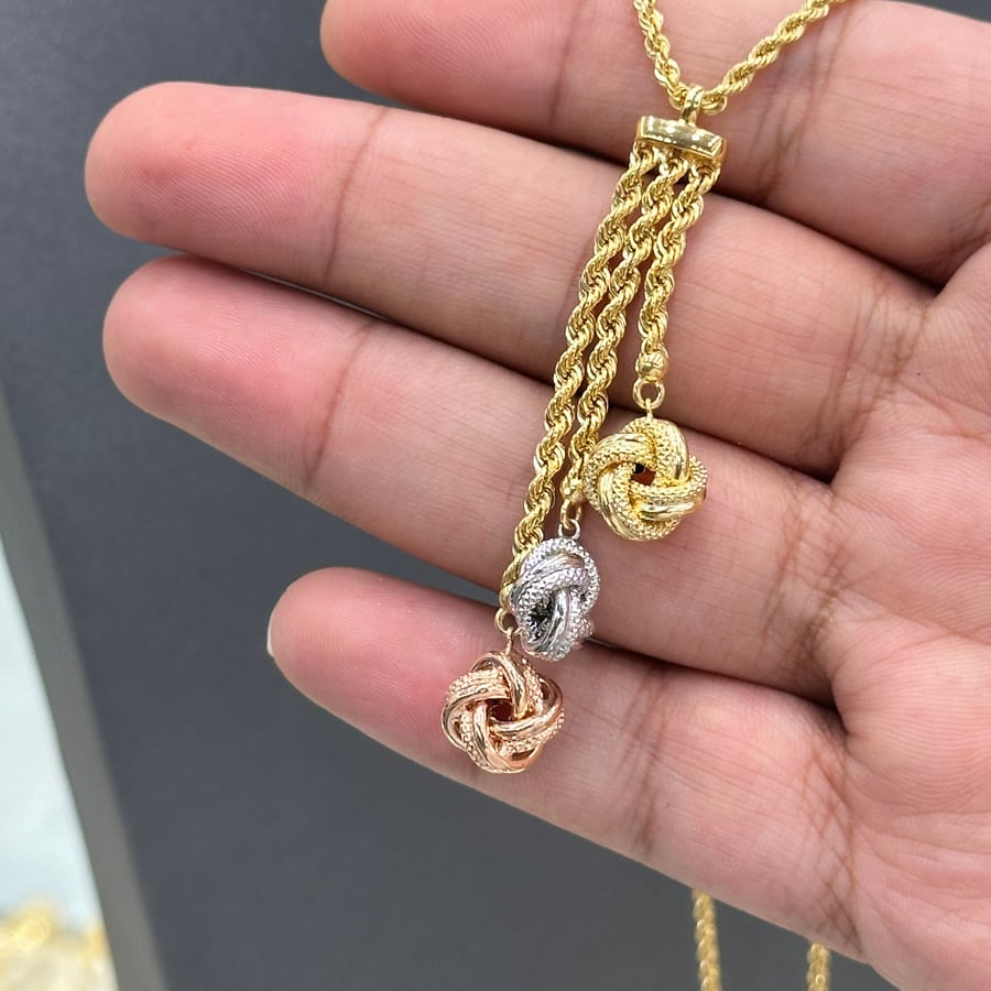 عقد ايطالي18k
