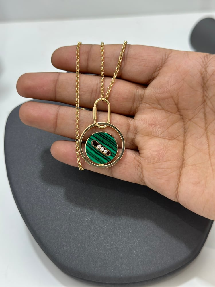 عقد ايطالي 18k