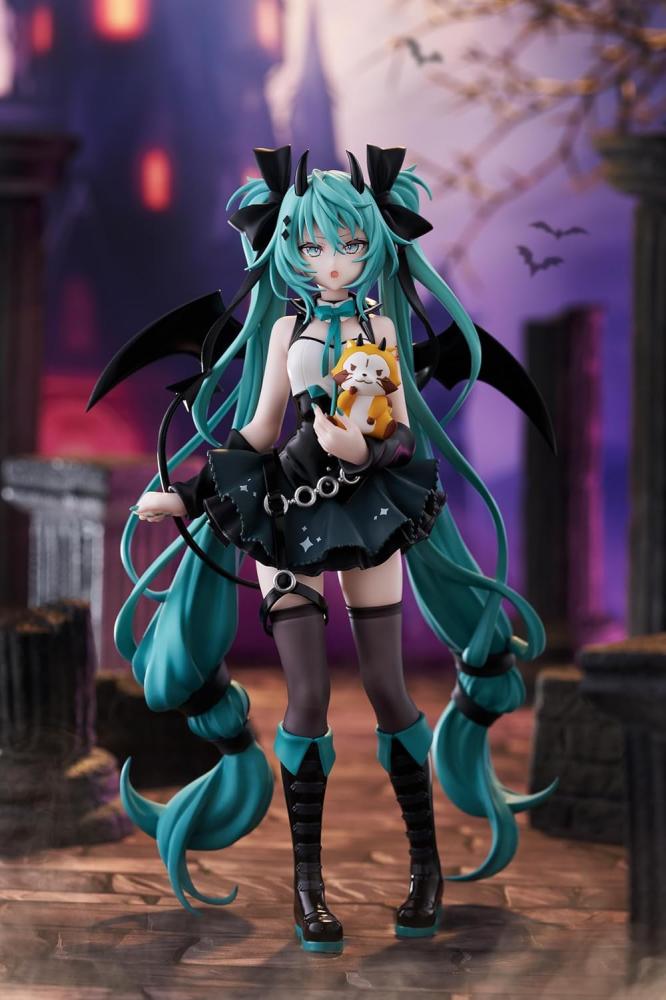 [ شحن فوري ] هاتسوني ميكو | Furyu Hatsune Miku Rascal Trio-Try-iT Devil Figure - Rare Collectible Anime Statue