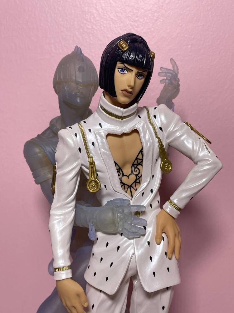 [ شحن فوري ] بوتشاراتي ايتشيبان كوجي جوجو | BANDAI JOJO Ichiban Kuji last one Prize Bruno Bucciarati & stand figure Japan