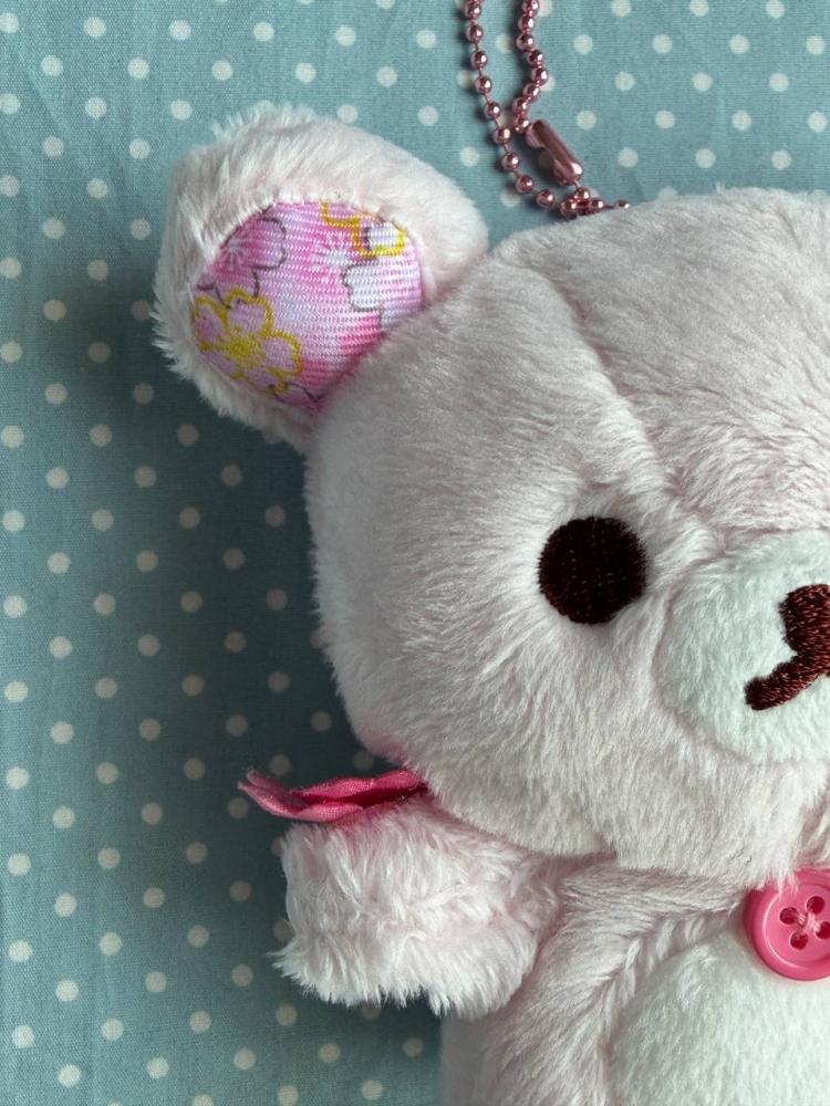 [شحن فوري]   كوريلاكوما اصدار الساكورا دمية قطنية | sakura korilakkuma keychain plush