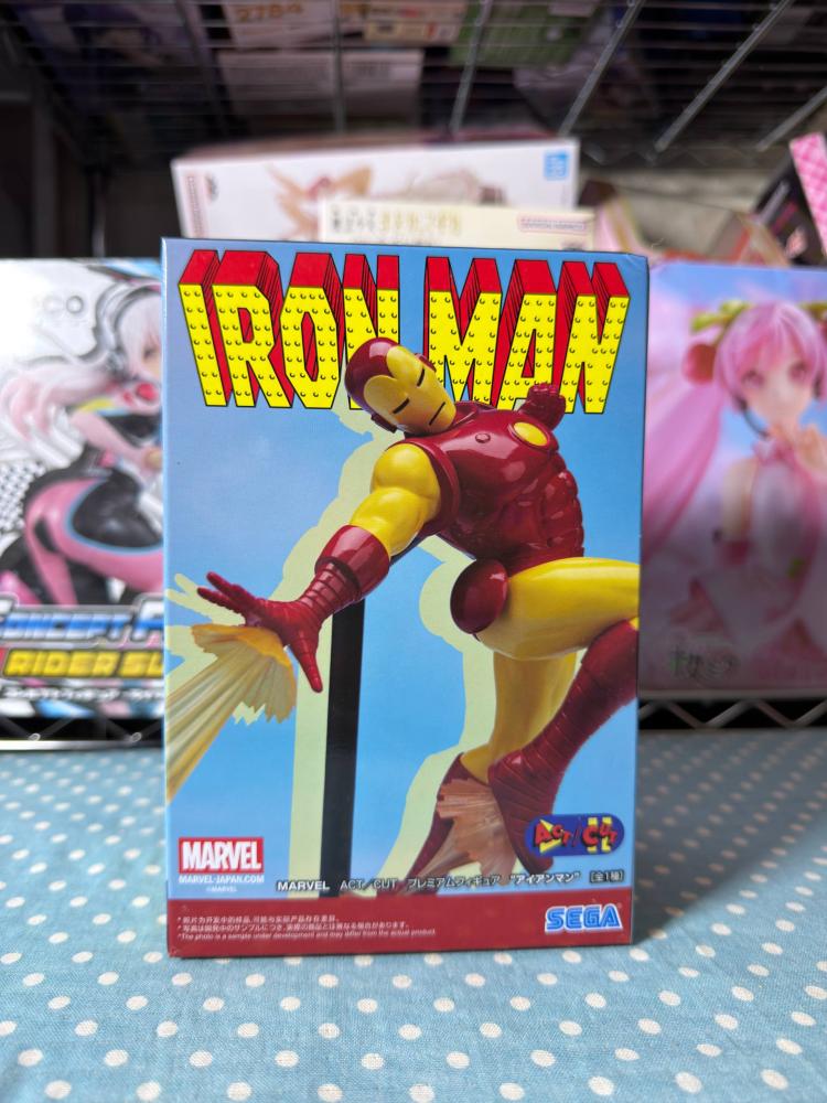 [ شحن فوري ] ايرون مان | Marvel   ACT/CUT   Premium   Figure   -   Iron   Man
