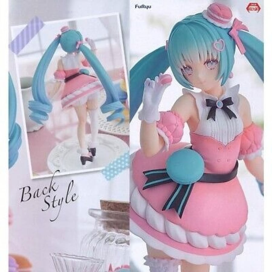 [ شحن فوري ] هاتسوني ميكو -  (إصدار الحلويات - ماكرون ) | Piapro Characters - Hatsune Miku - Exc∞d Creative - Sweet Sweets - Macaron (FuRyu)
