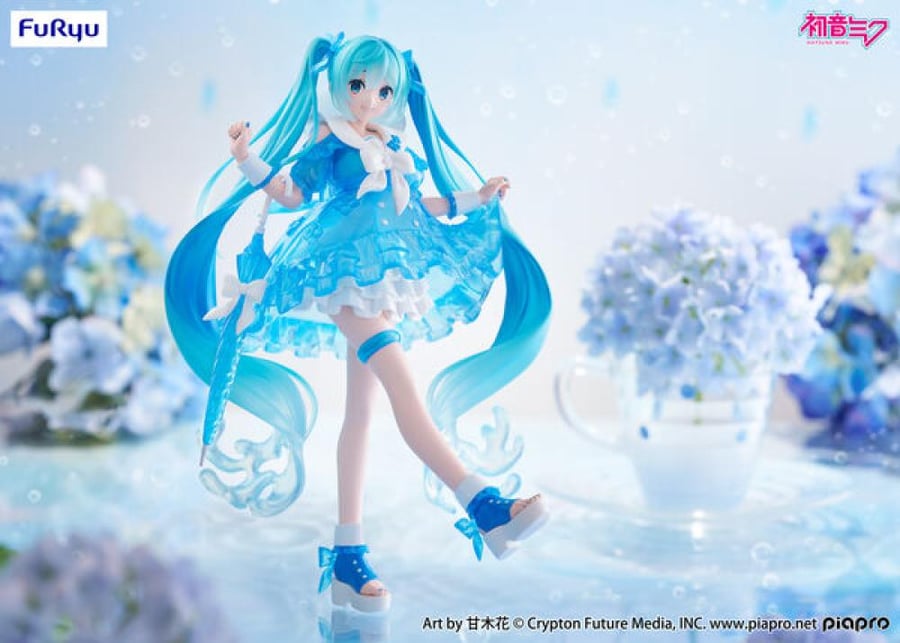 [ شحن فوري ] هاتسوني ميكو |  Vocaloid - Hatsune Miku - Trio-Try-iT Figure - Rainy Dance (FuRyu)