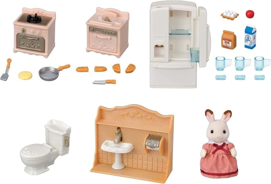 [حجز-يصل خلال شهر ] مجموعة اثاث البدايات الممتعة من سيلفانيان فاميليز  | Epoch DH-06 Sylvanian Families My First Furniture Set