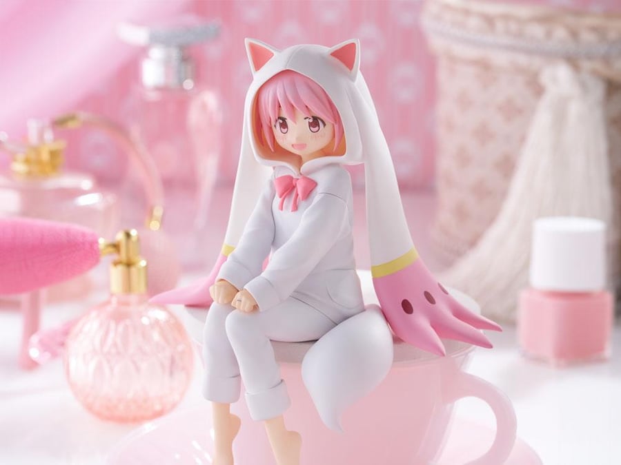 [شحن فوري]  مادوكا اصدار بجامة كيوبي | Puella Magi Madoka Magica Madoka Kaname Noodle Stopper Figure