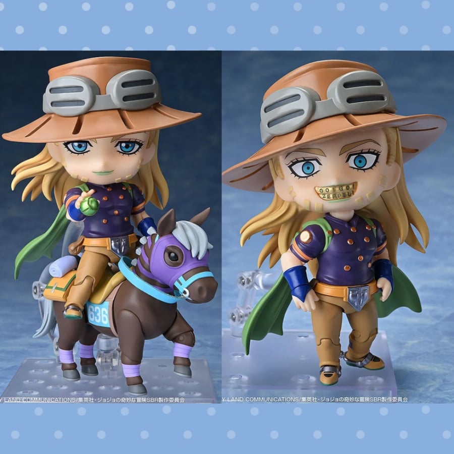 [طلب مسبق] نيندورويد جايرو زيبلي مع الحصان فالكيري - مع البونس - جوجو ستيل بول رن | Nendoroid Gyro Zeppeli DX WITH HORSE VALKYRIE