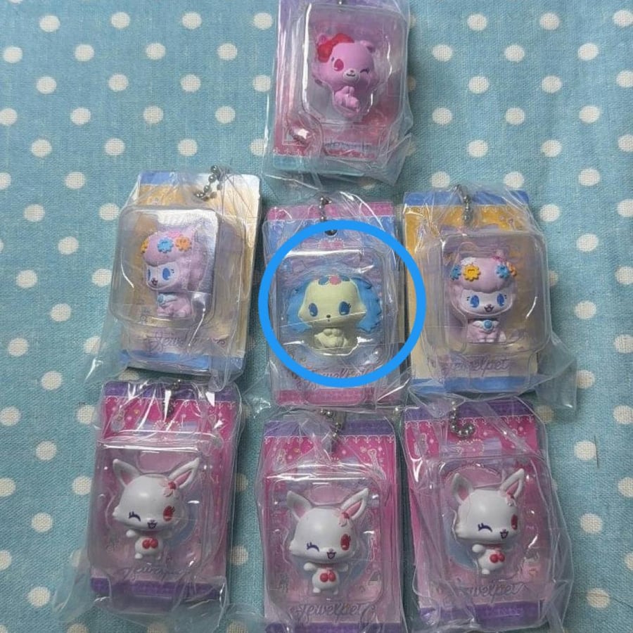 [شحن فوري] جويلبيت ( رنين / حيوانات الجواهر ) ميداليات مصغرة | Bandai Gashapon - Jewelpet Package Miniature Charm