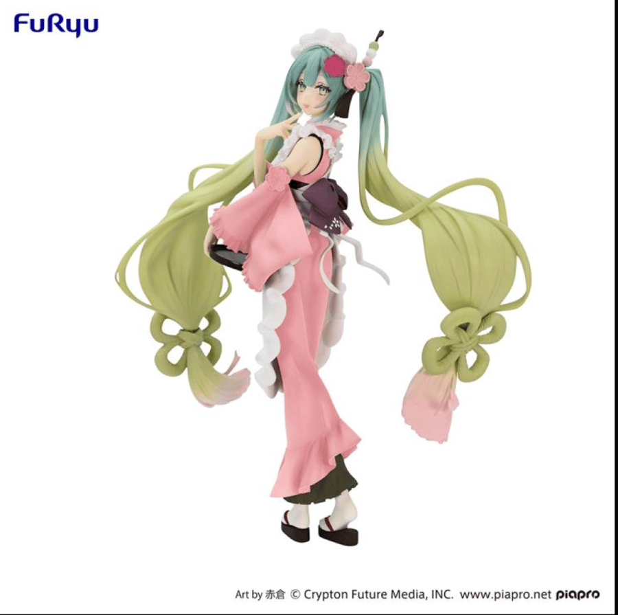 [ شحن فوري ] هاتسوني ميكو ماتشا الاصدار الوردي | Hatsune Miku - Exc∞d Creative - Sweet Sweets - Matcha Green Tea Parfait, Another Color (FuRyu)