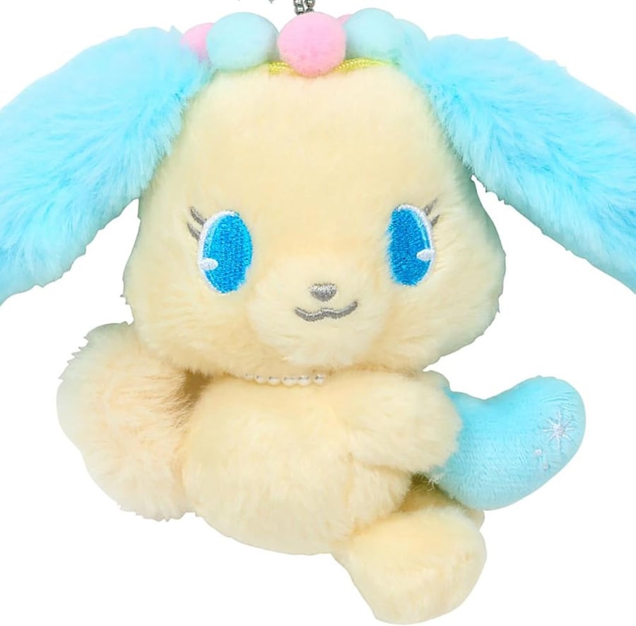 [حجز يصل خلال شهر] جويلبيت \ رنين الجواهر - سافي انجيلا ميدالية مع سلسلة حديدية | SEGA FAVE Jeweled Pet Keychain Mascot Saffie - suffy