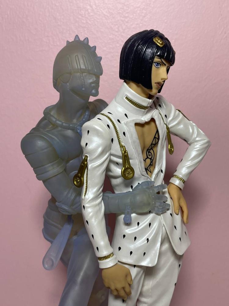 [ شحن فوري ] بوتشاراتي ايتشيبان كوجي جوجو | BANDAI JOJO Ichiban Kuji last one Prize Bruno Bucciarati & stand figure Japan