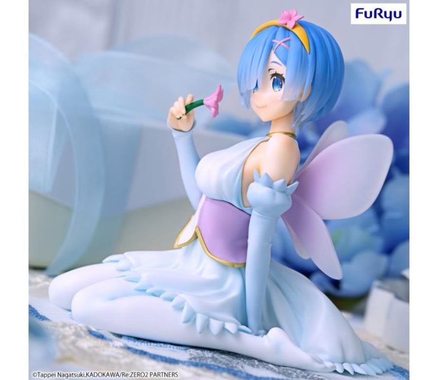 [ شحن فوري ] ريم - جنية الزهور - ري زيرو | Re:Zero kara Hajimeru Isekai Seikatsu - Rem - Noodle Stopper Figure - Hana no Yousei (FuRyu)