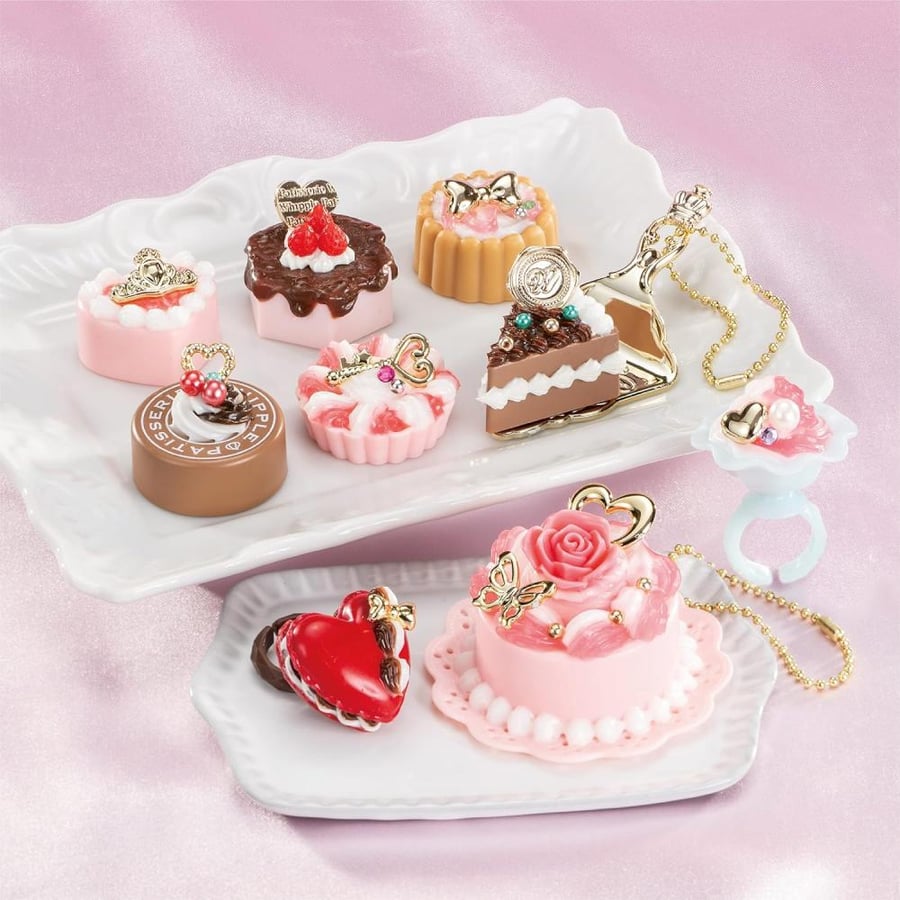 [شحن فوري]  طقم إكسسوارات كيك و حلويات | Whipping. 【 Transparent Cream Petit Gateau Accessory Set 】 W-143, Safety Toy Mark Certified, Toy for Ages 8 and Up, Decoration, Pastry Chef Making Toy Whipple EPOCH