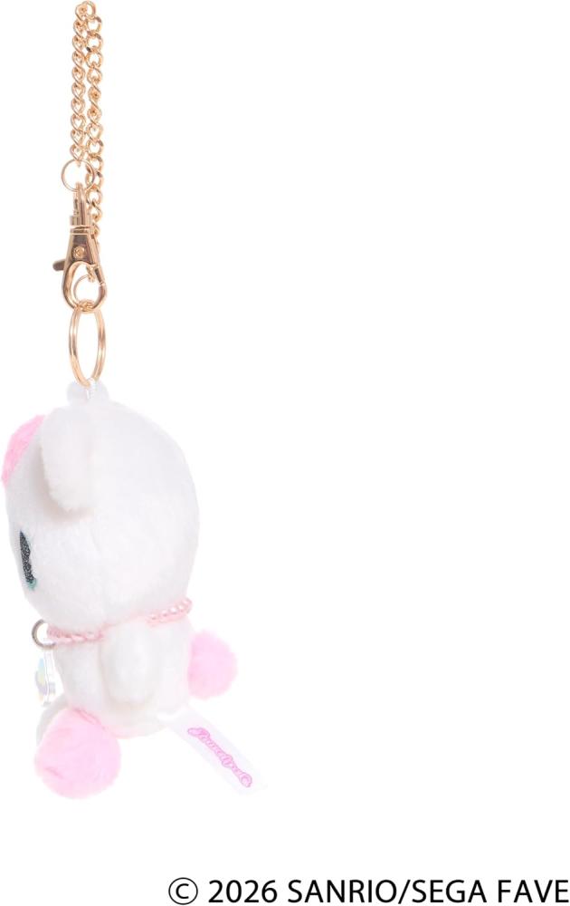 [حجز يصل خلال شهر] جويلبيت \ رنين الجواهر - لابرا انجيلا ميدالية مع سلسلة حديدية | SEGA FAVE Jeweled Pet Keychain Mascot Labra
