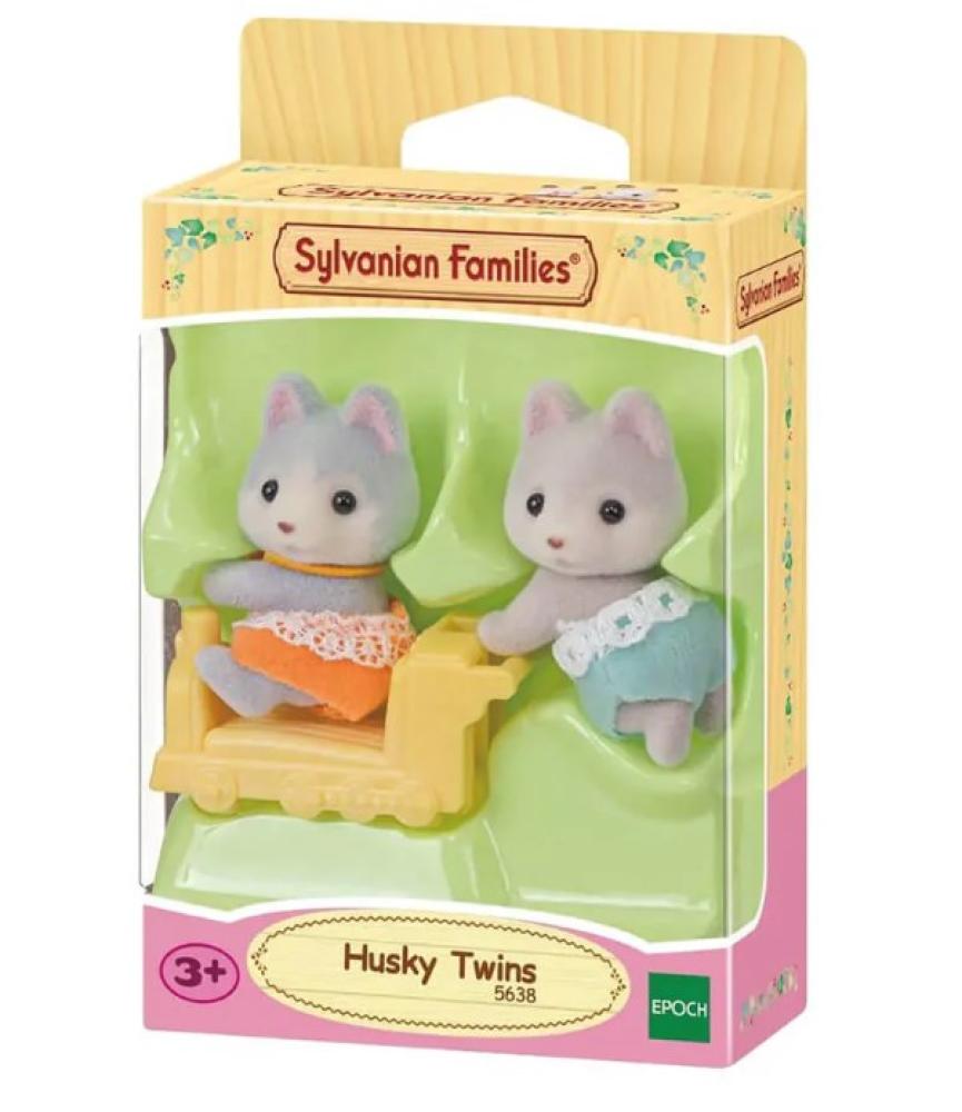 [شحن فوري] سيلفانين فامليتوأم الهاسكي | Husky Twins by Sylvanian Families