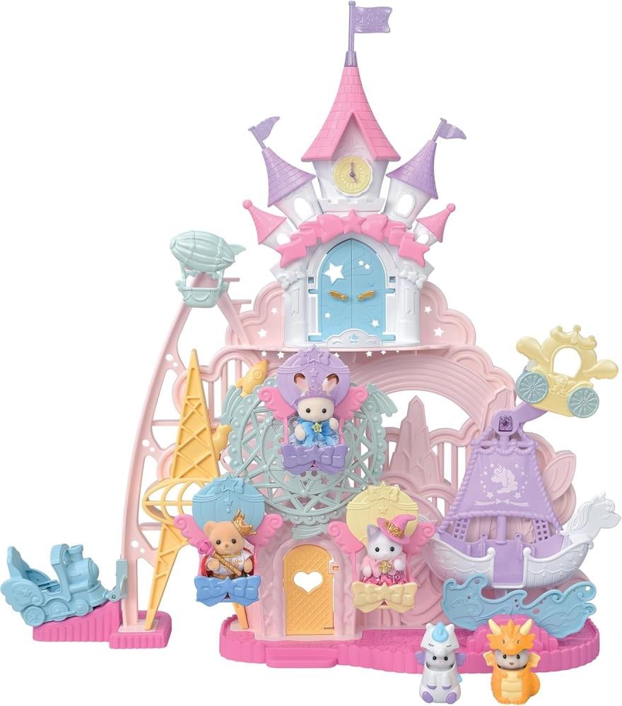 [حجز-يصل خلال شهر  ] مدينة الاحلام السعيدة - قلعة دريم لاند من سيلفانيان فاميليز | EPOCH Sylvanian Families Amusement Park 【 Castle Dreamland -Happiness Dream- 】