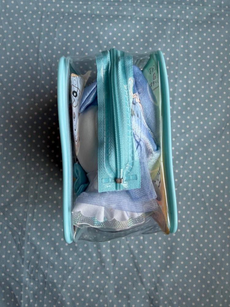 [شحن فوري]   تشيكاوا (هاتشيوير ) دمية قطنية مع الحقيبة | chiikawa ( hachiware ) plush with bag