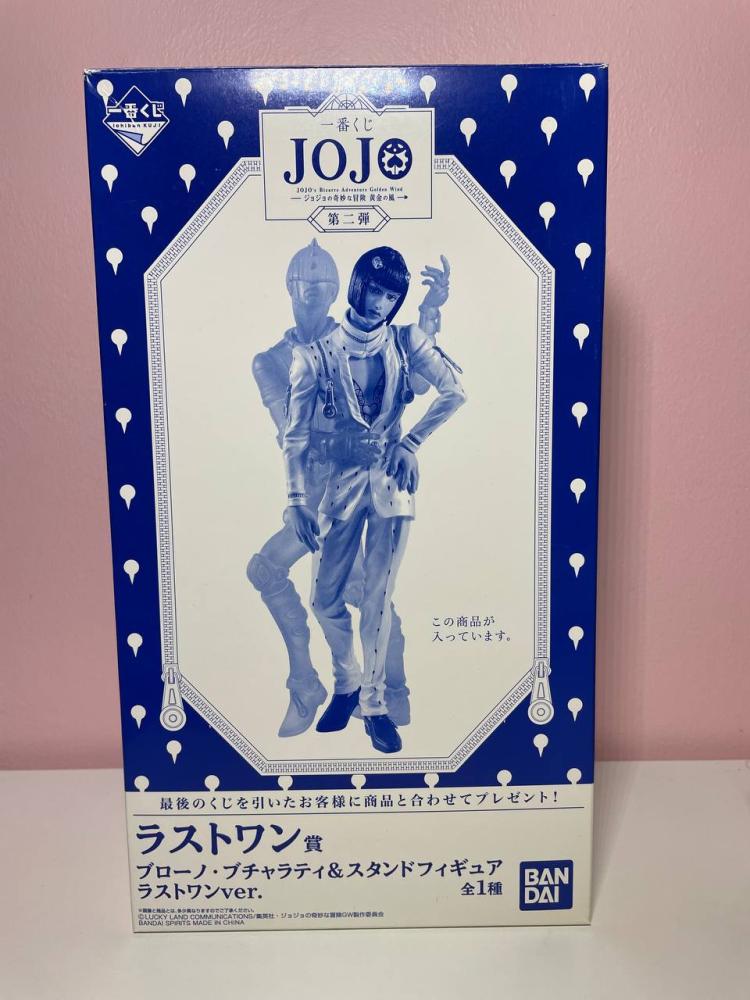 [ شحن فوري ] بوتشاراتي ايتشيبان كوجي جوجو | BANDAI JOJO Ichiban Kuji last one Prize Bruno Bucciarati & stand figure Japan