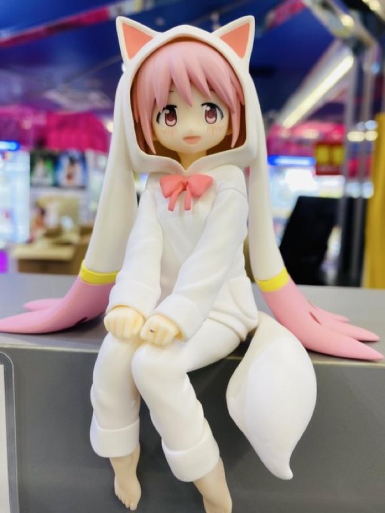 [شحن فوري]  مادوكا اصدار بجامة كيوبي | Puella Magi Madoka Magica Madoka Kaname Noodle Stopper Figure