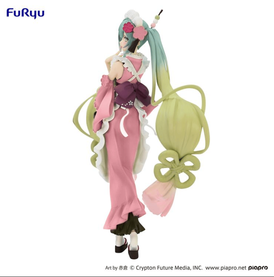 [ شحن فوري ] هاتسوني ميكو ماتشا الاصدار الوردي | Hatsune Miku - Exc∞d Creative - Sweet Sweets - Matcha Green Tea Parfait, Another Color (FuRyu)