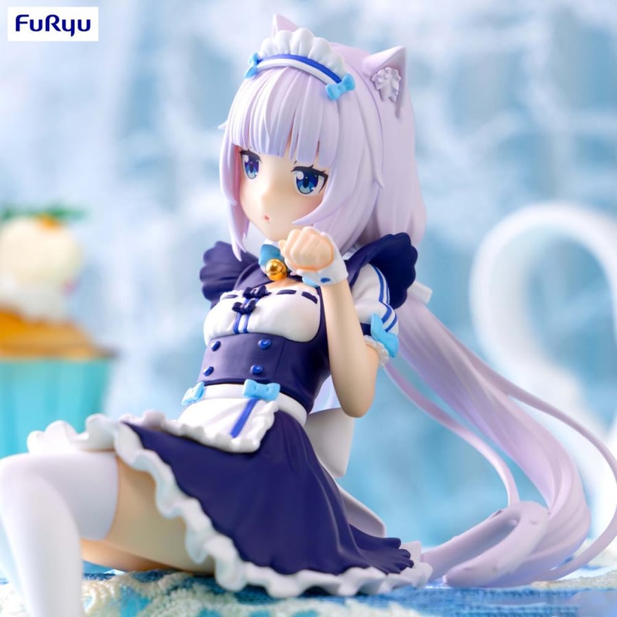 [ شحن فوري مفتوح] فانيلا - نودل ستوبر - نيكوبارا | Nekopara - Vanilla - Noodle Stopper Figure (FuRyu)