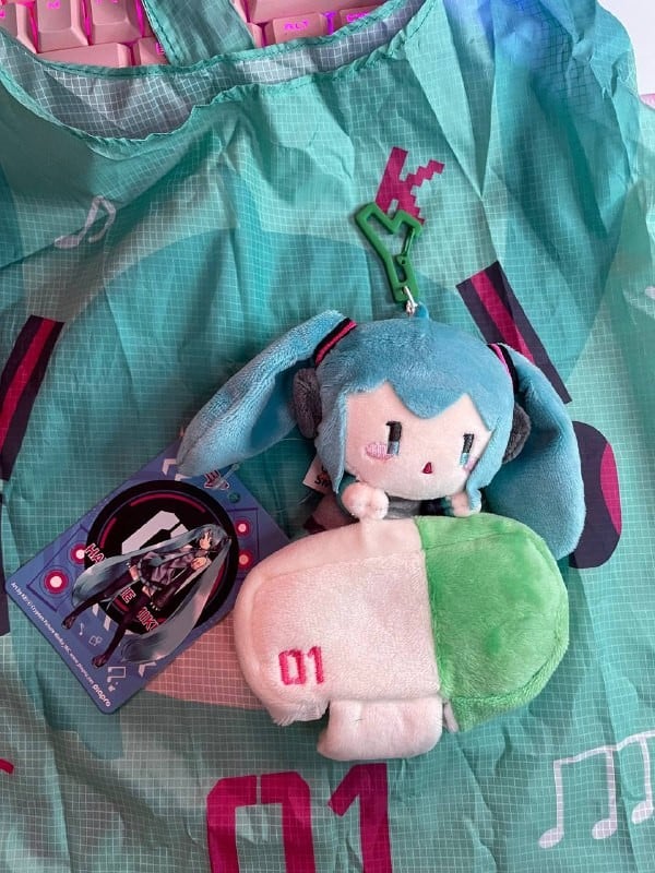 [شحن فوري]حقيبة هاتسوني ميكو قابلة لاعادة الاستعمال والغسيل  | Hatsune Miku Reusable bag
