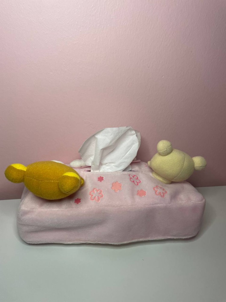 [شحن فوري] كوريلاكوما علبة مناديل دمية قطنية  | Korilakkuma Rilakkuma fairy tale tissue case cover  plush Rilakkuma plush
