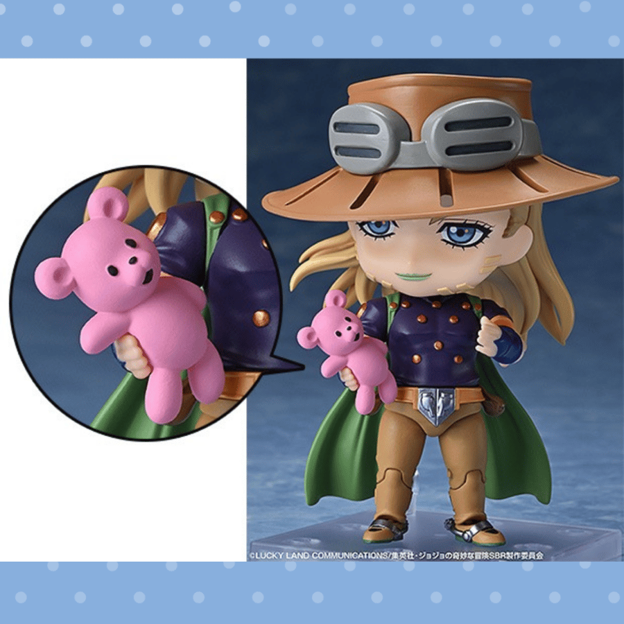 [طلب مسبق] نيندورويد جايرو زيبلي مع الحصان فالكيري - مع البونس - جوجو ستيل بول رن | Nendoroid Gyro Zeppeli DX WITH HORSE VALKYRIE