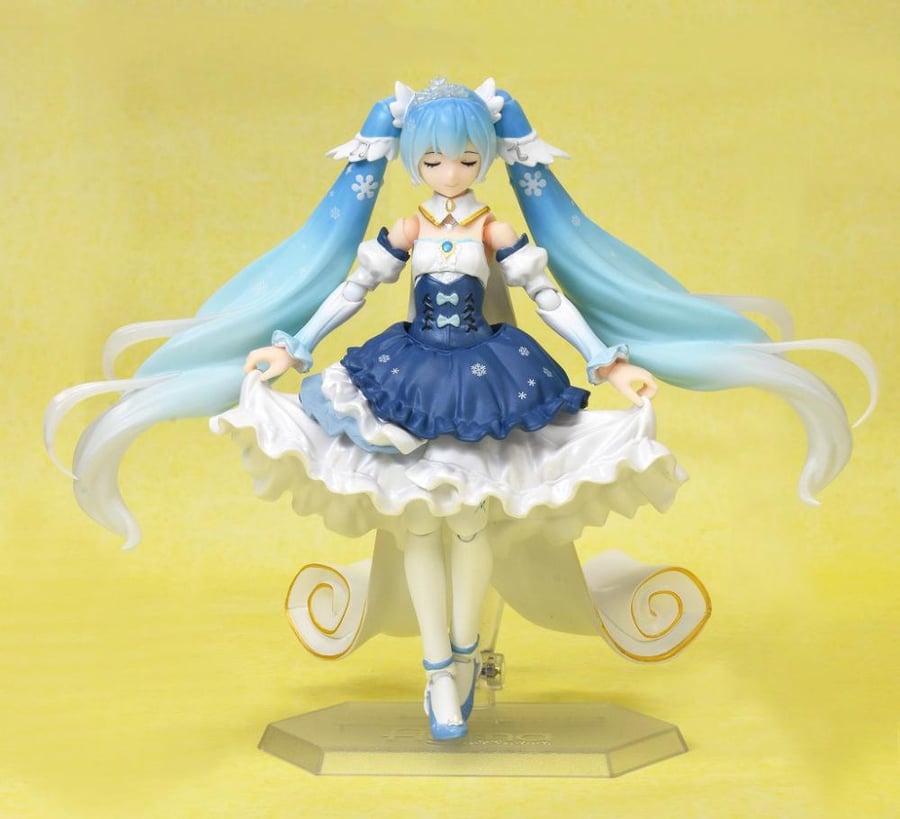 [Immediate shipping] Snow Miku with Rabbit Yukine Figma (Moving figure with accessories) | Vocaloid - Hatsune Miku - Rabbit Yukine - Figma (#EX-054) - Snow Princess version (Max Factory)